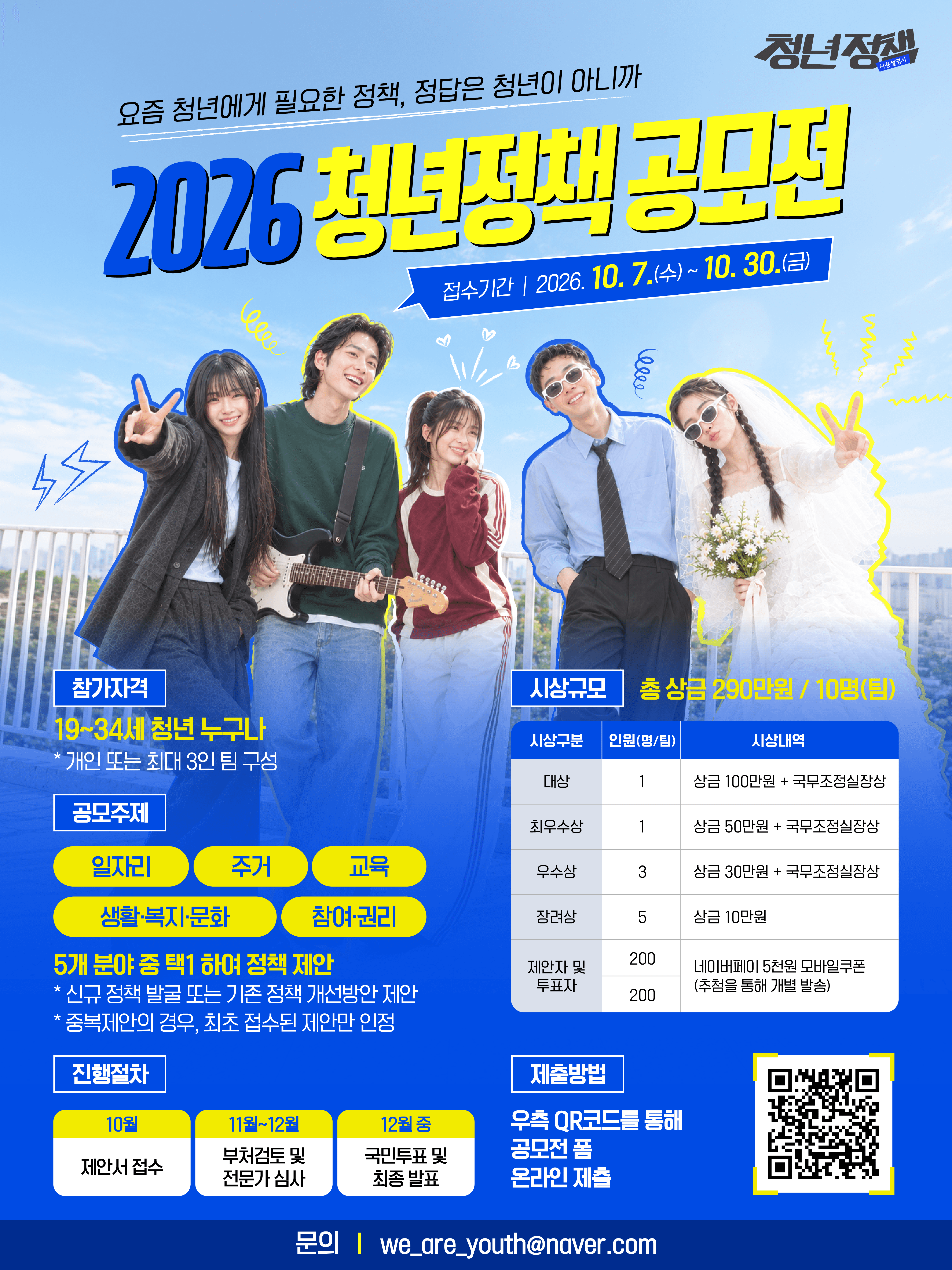 2026년 청년정책 공모전 썸내일이미지