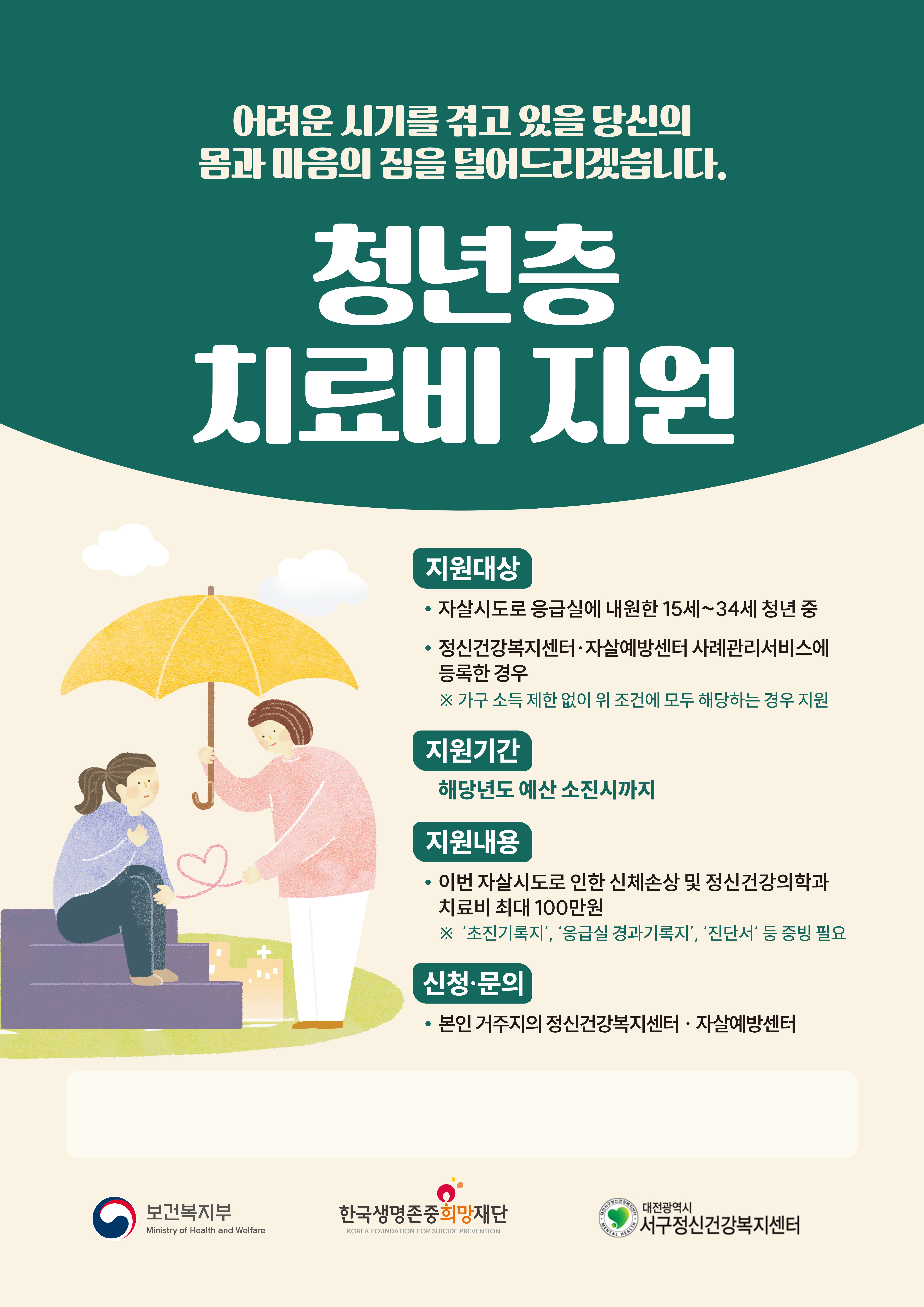 청년층 치료비 지원 썸내일이미지
